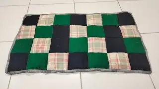 Sewing Door Rug using scrap fabrics // Ricca Ventura