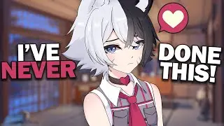 Shy Femboy Roommate FINALLY Opens Up While Brushing Your Hair ASMR 💗
