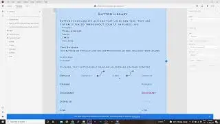 Adobe XD Button Library Text Buttons