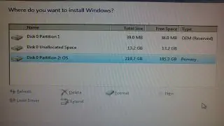 Windows Can't delete hard drive partitions and formatting for clean install