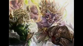 League of Legends- Lunar Guardian Warwick Timelapse Drawing