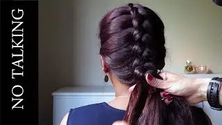 Relaxing braiding brush and play