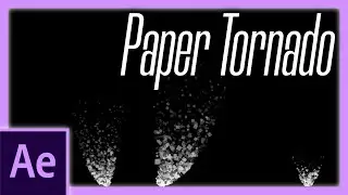 Paper Tornado (no plugins) | After Effects