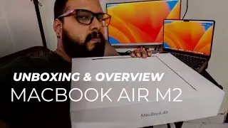 New MacBook Air M2 (13-inch) Unboxing & Overview | Hindi | Space Gray | #mackbookair #macbookairm2