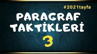 Ders 12 Paragraf TYT - KPSS Türkçe