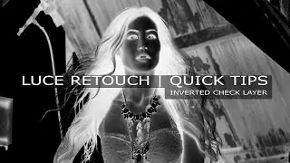 Quick Tip | Dodge and Burn Inverted Black and White Check layer