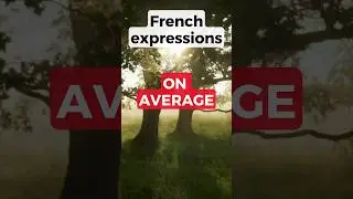 How to say ON AVERAGE in French #shorts