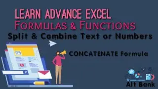 Split & Combine Text or Number in Excel