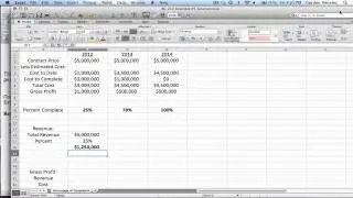 Percentage of Completion Demonstration