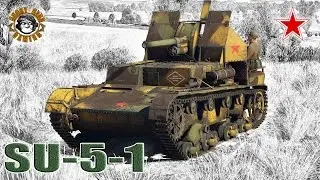 War Thunder: SU-5-1, Russian, Tier-1, Tank Destroyer
