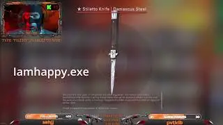 CSGO: GOLD ON LIVE STREAM : IAMHAPPY.exe