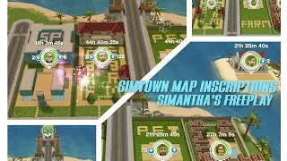 SIMS FreePlay || 3 WAYS on HOW TO Create SimTown Map Inscriptions || SIMantha's FreePlay
