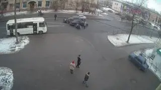 ДТП в Красном Селе - СБИЛ ПЕШЕХОДА!!!