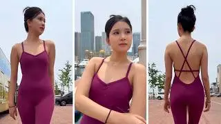Vibrant Magenta Performance Bodysuit for Urban Movement