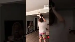 Cat Catches Moth with Help From Owner | Little Helper of the Week