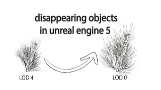 disappearing objects unreal engine 5 | LOD Fix Explained