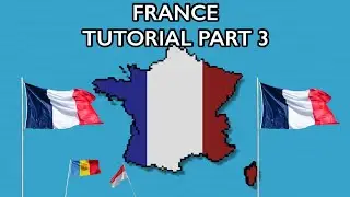 France - Medium Scale World Flag Map [Part 3] [Minecraft]