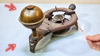 Stylish Camping Stove Restoration - G. Barthel 1930s Norma 51