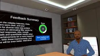AI-Powered Feedback on your Interview (in VR)