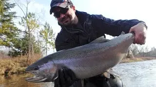 Targeting steel head in Lake Ontario tributaries