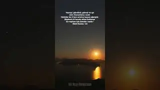Geceyi, gündüzü, güneşi ve ayı sizin hizmetinize verdi. #shorts #gündem #motivation #quran #nature