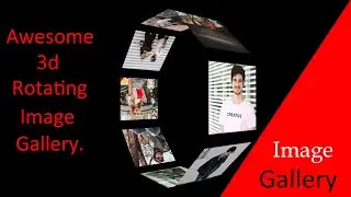 3D Rotating Image Gallery with HTML & CSS | Pure css 3d rotating Image Gallery | Part-2