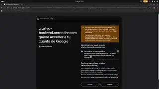 Google Verification Showing OAuth Consent Screen