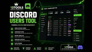 🎮 Discord Users Tool 2026 | Advanced Server Control 💎
