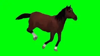 Horse Running Animation||Green screen animation #animation #greenscreen #greenscreenvideo