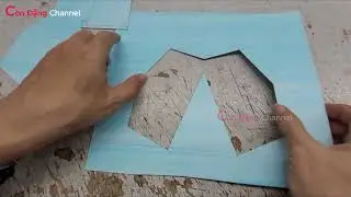 CÁCH LÀM KHUÔN PHAY ĐỂ CẮT NẮP TÚI @ConDangCaitien
