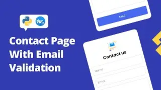 🔥 How To Create A Contact Page With Email Validation Using KivyMD And Python | Contact Page
