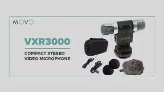 MOVO VXR3000 Stereo Microphone for DSLR and Smartphones
