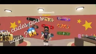 DES CODES GRATUITS 😱(skate park roblox)