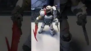 Doom Eternal White Armor BTS #toyphoto #toyphotography # #mcfarlanetoys @chava.fernando
