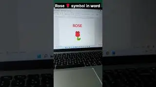 Rose 🌹 symbol shortcut key in word computer shortcut key 
