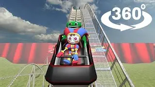 360° VR Pomni - Roller Coaster The Amazing Digital Circus