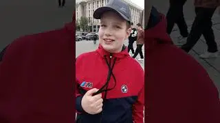 Ми на майдані Незалежності в місті Києві Хрещатик.