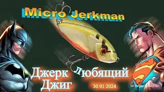 Micro Jerkman. Джерк любящий джиг. 30 01 2024.