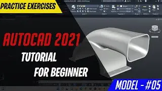 AUTOCAD 3D FOR BEGINNERS ll AUTOCAD 2021 COMPLETE COURSE ll 3D MECHANICAL DESIGN