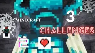 Minecraft 3 CHALLENGES 2 LEBEN