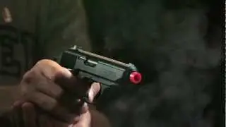 Slow Motion Muzzle Flash Test 2