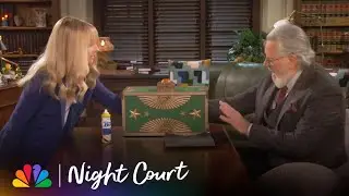 Judge Harry Stone's Old Box of Magic Brings Abby and Dan Together | Night Court | NBC