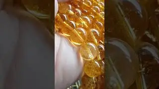 Citrine  and tourmaline gemstone beads for my new jewellery  collection