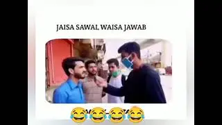 #jaisa sawal vesa jawab