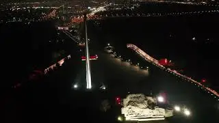 Художественно-декоративная подсветка  мемориального комплекса «Брестская крепость-герой»