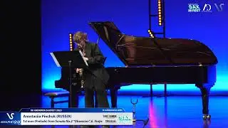 Anastasiia Pinchuk (Russia) plays Prelude from Sonata No. 2 “Obsession” by Eugène Ysaÿe