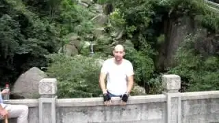 Erez Jump at Huang Shan - The Yellow Mountain