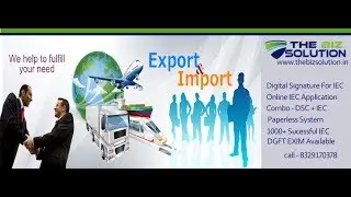 How to apply online import export code with digital signature and what is iec