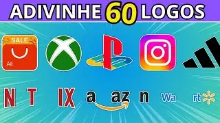 ADIVINHE A MARCA PELO LOGO | 60 DESAFIOS INCRÍVEIS DE logos famosos. Quantos você consegue acertar?