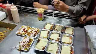 |Chicago & OPTP fries | aloo chips at Karachi food street | Street French Fries 🍟